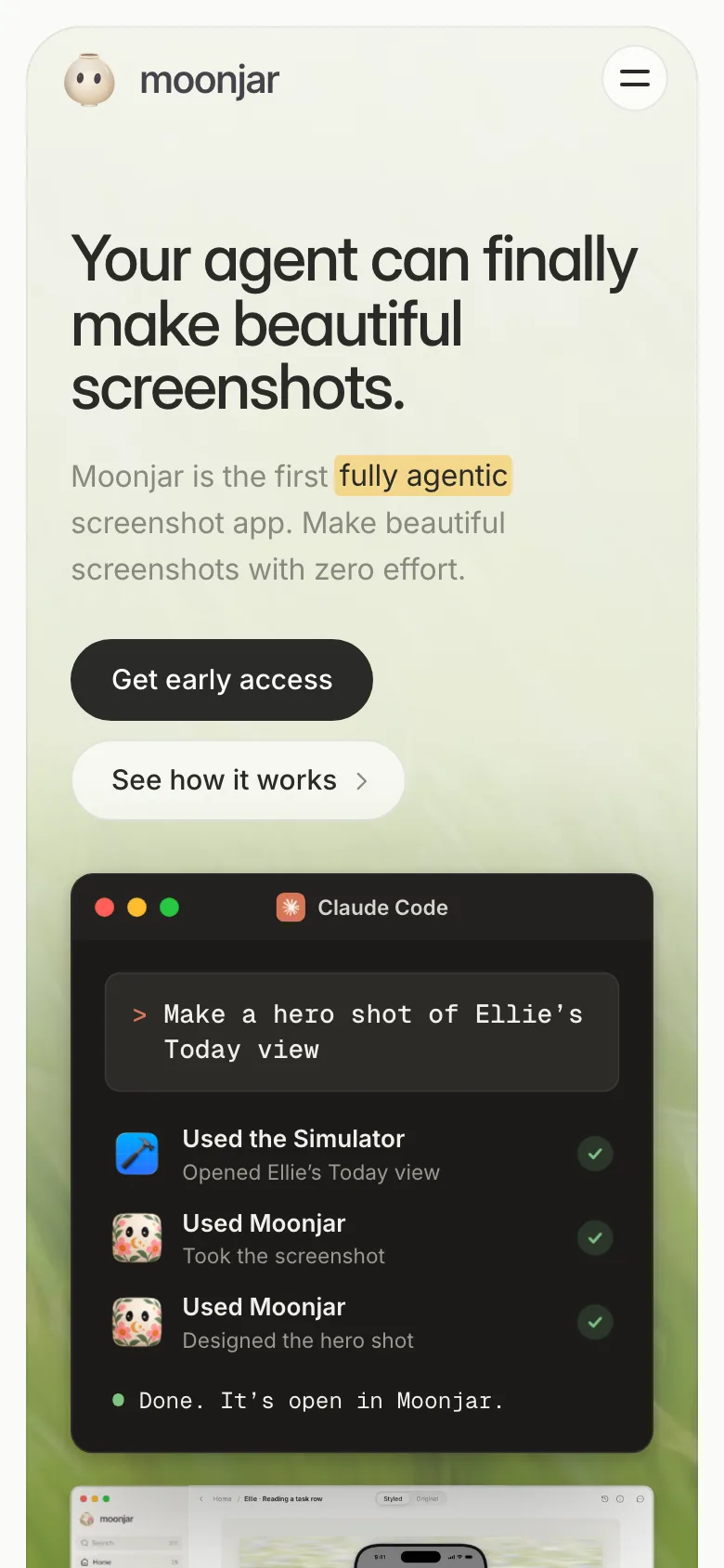 moonjar.ai — Mobile