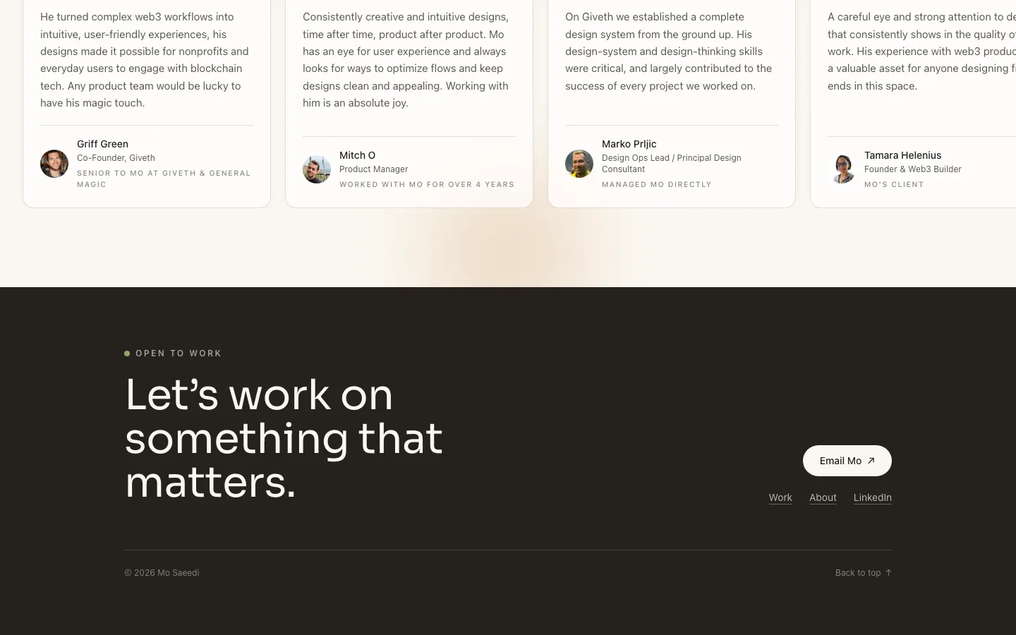 mosaeedi.com — Footer