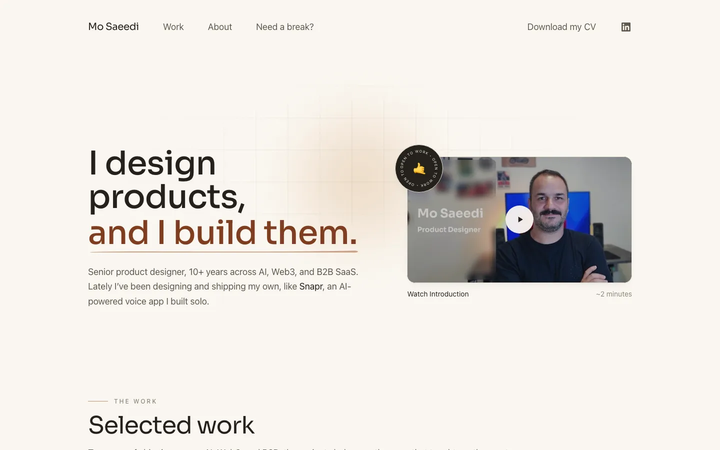 mosaeedi.com — Hero