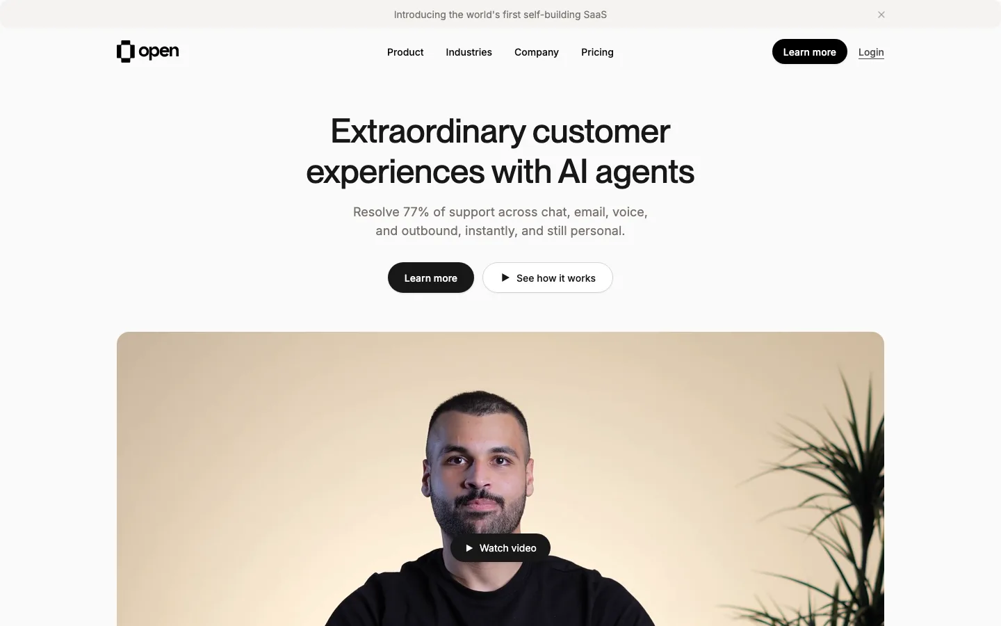 open.cx — Hero