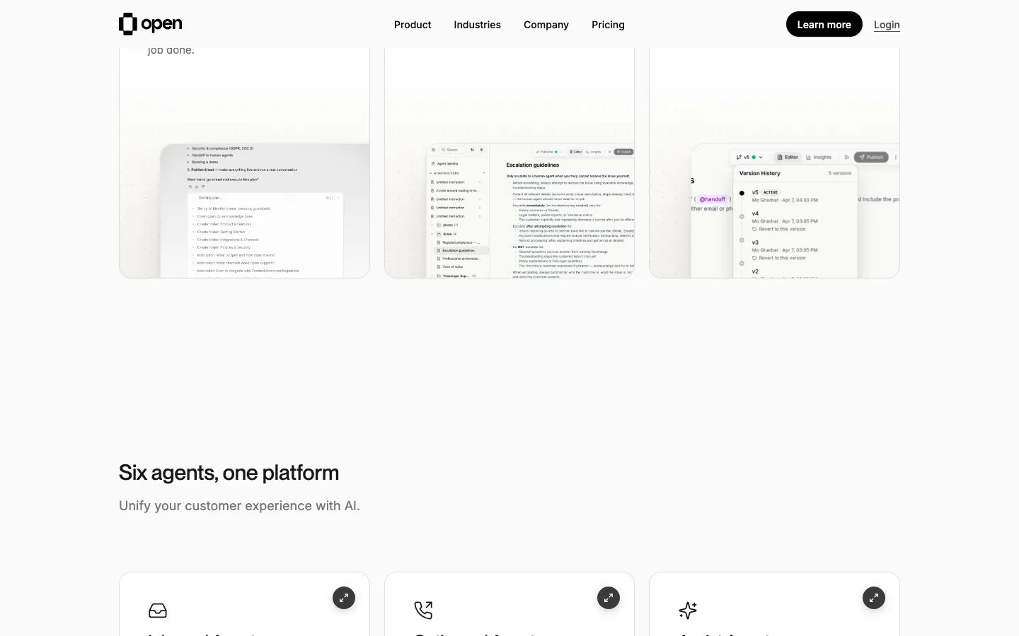 open.cx — Section 1