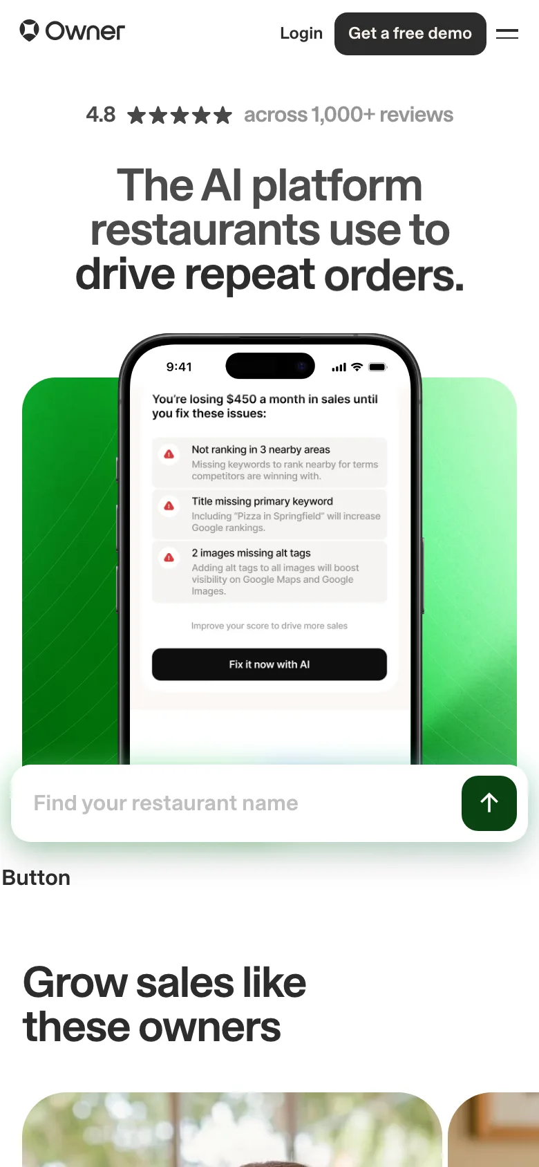 owner.com — Mobile