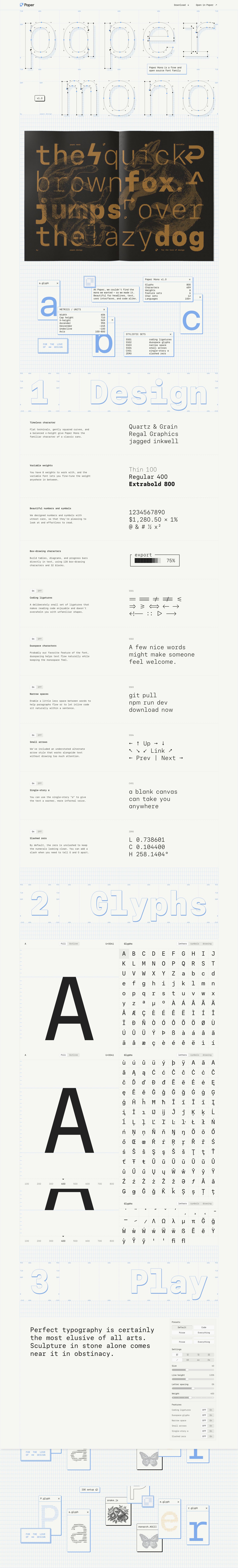 paper.design/mono — Full page