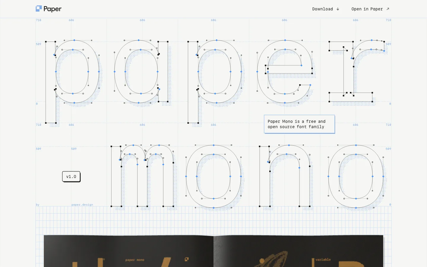 paper.design/mono — Hero