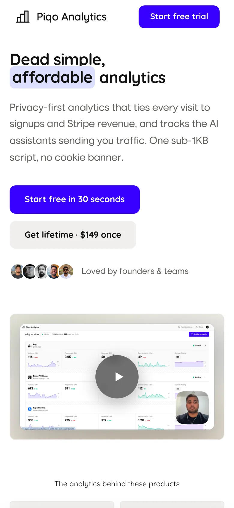 piqo.app — Mobile