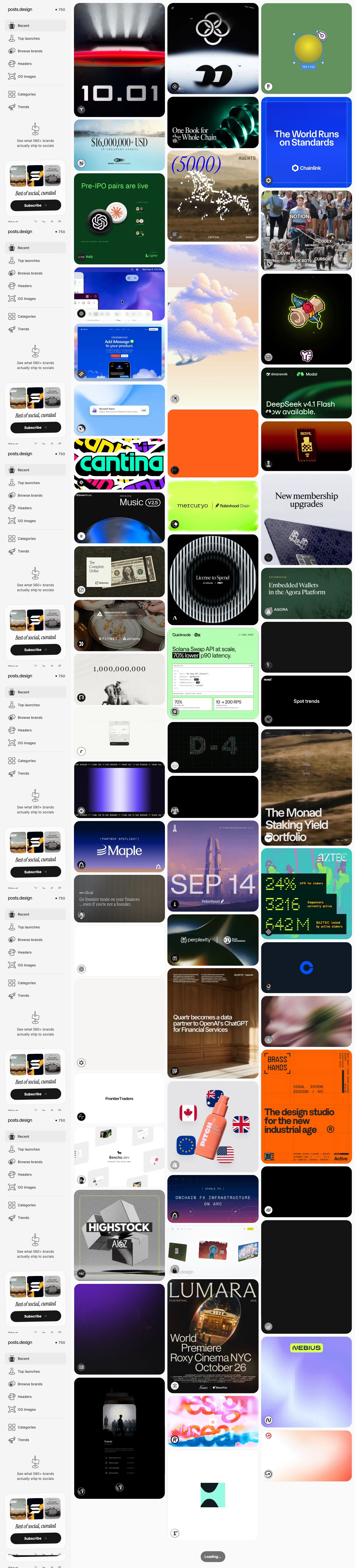 posts.design — the captured page