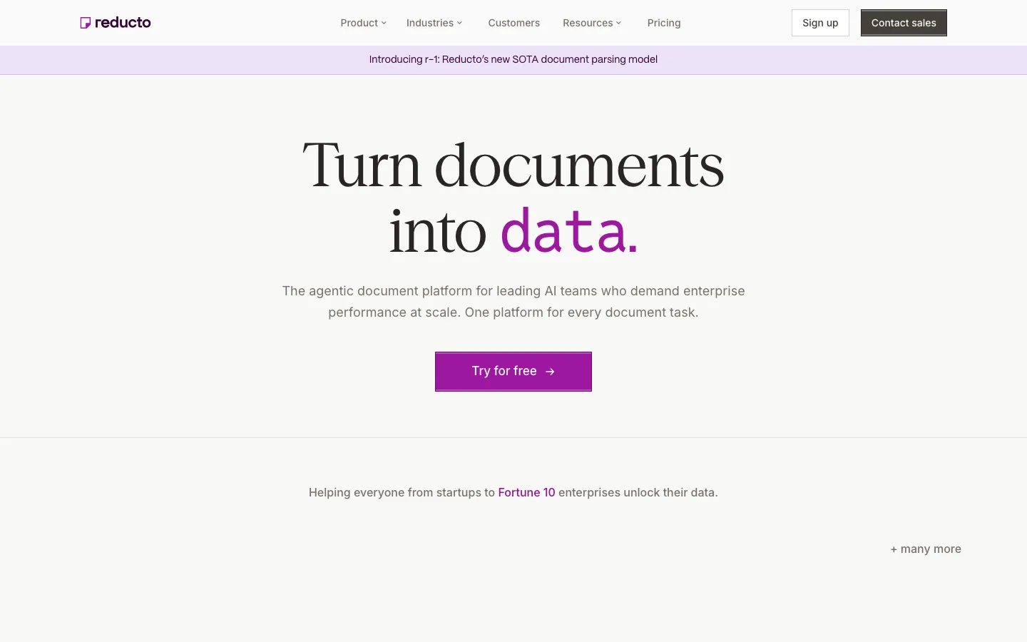 reducto.ai — Hero
