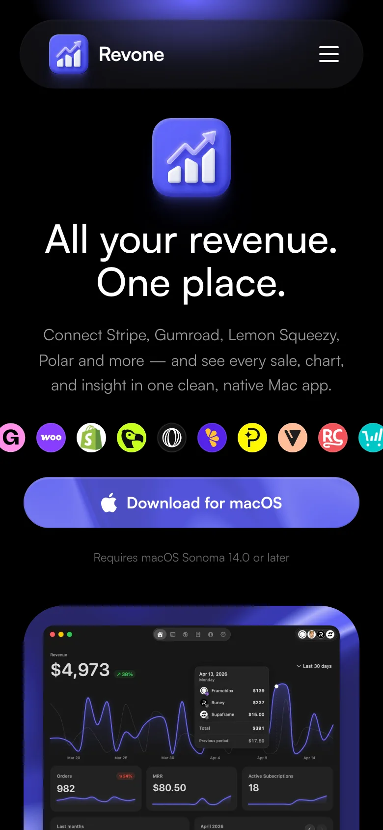revone.app — Mobile