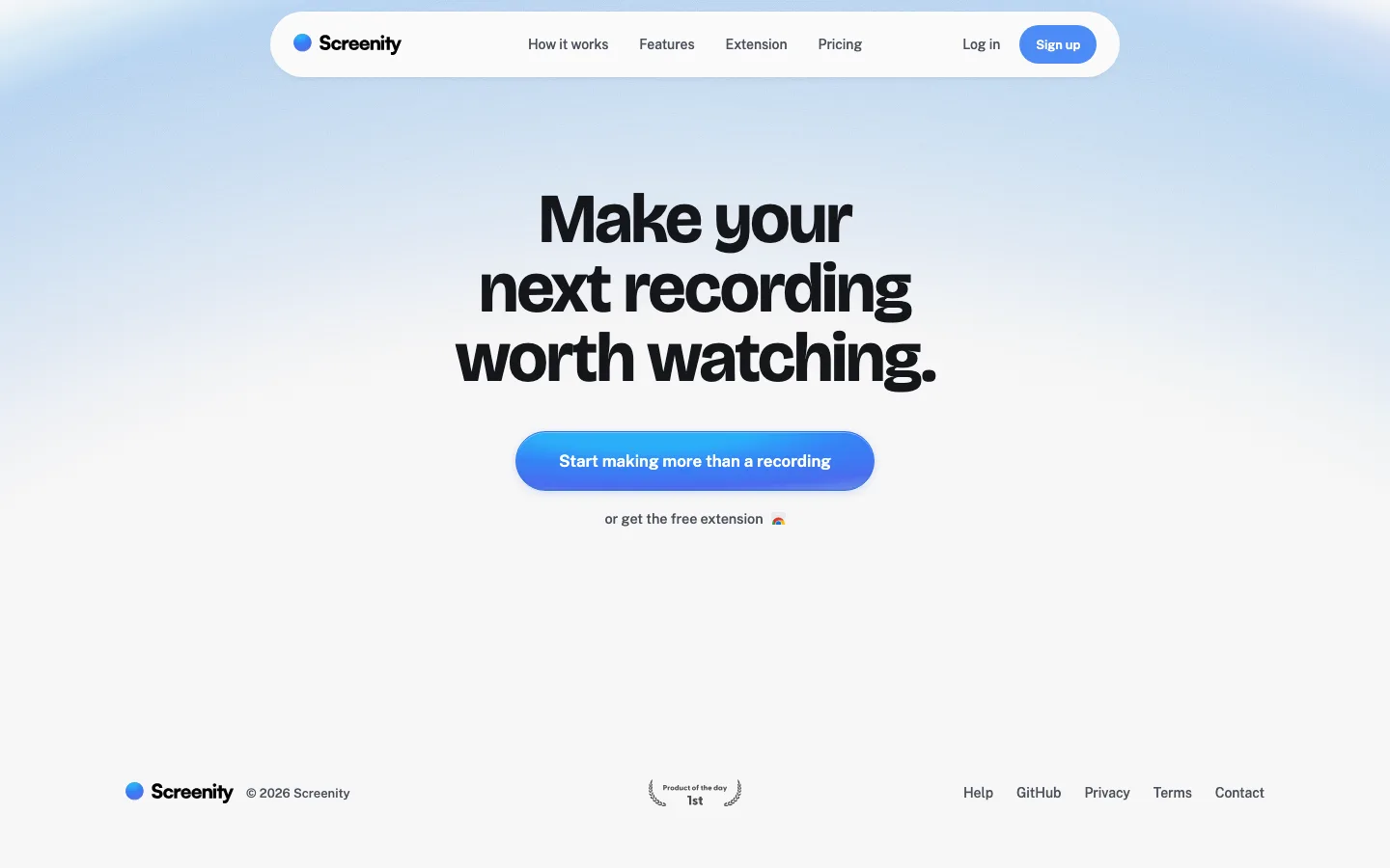 screenity.io — Footer