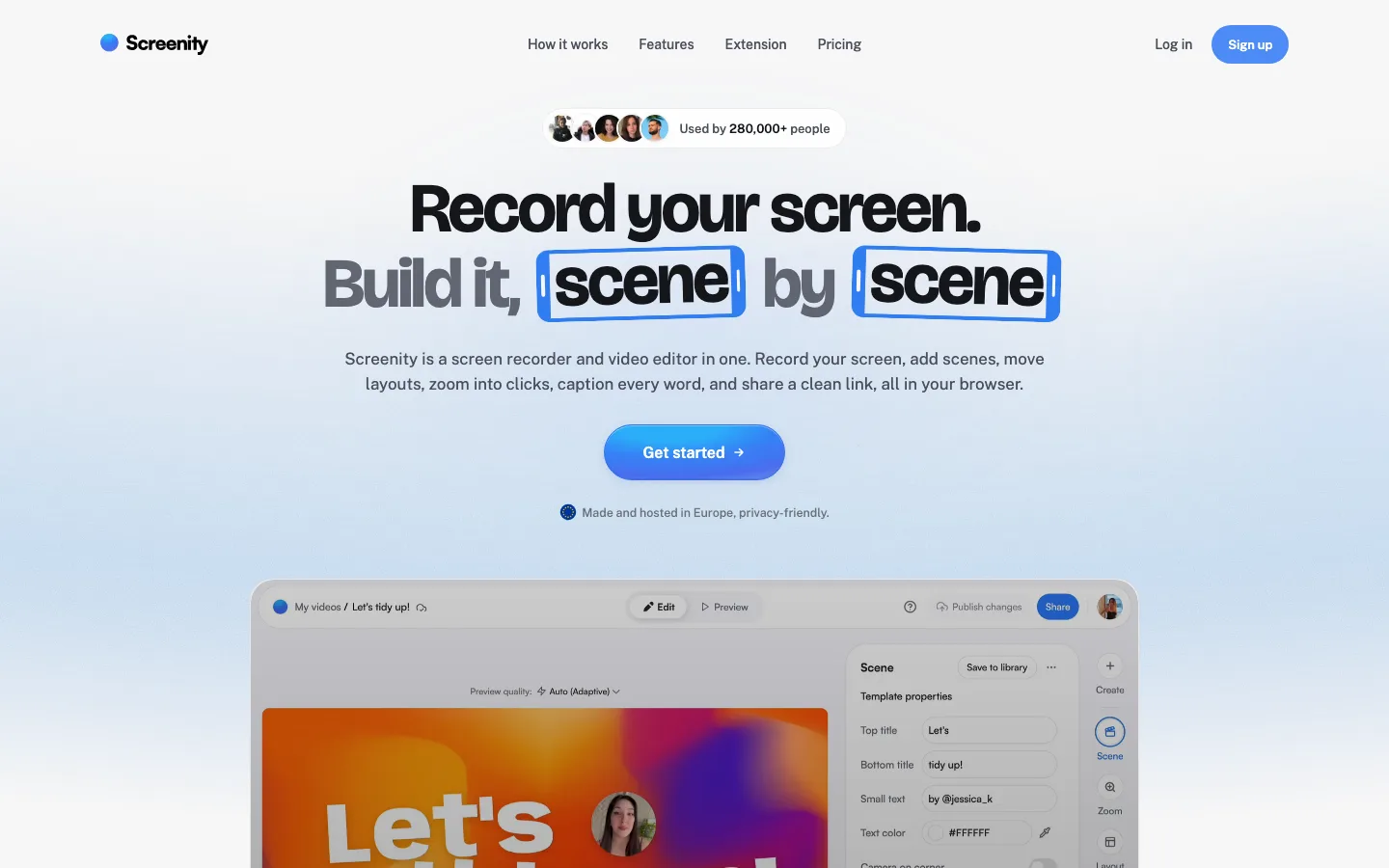 screenity.io — Hero