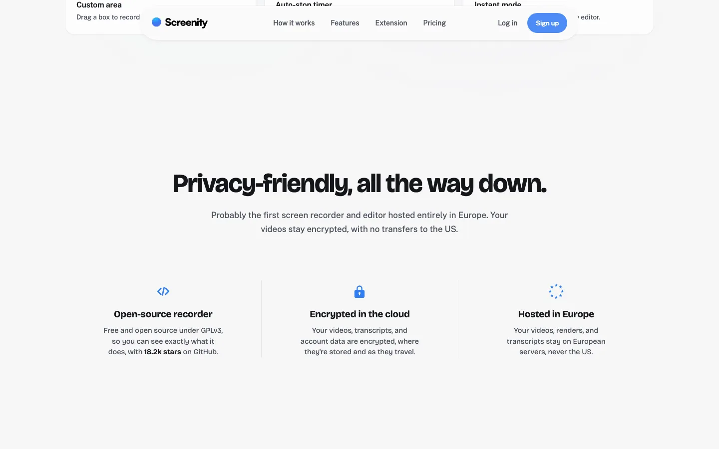 screenity.io — Section 2