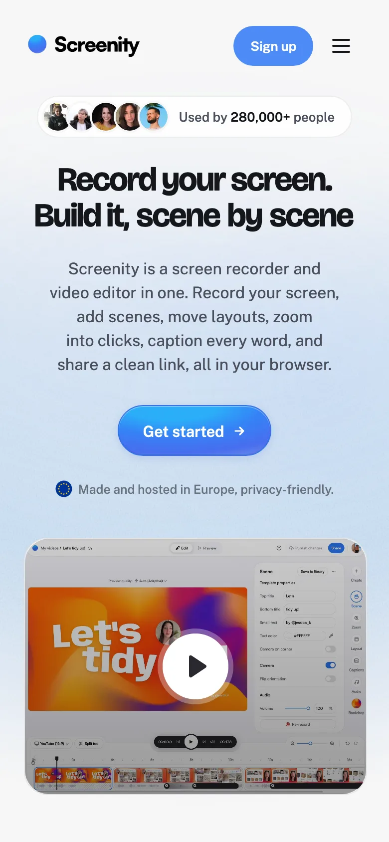 screenity.io — Mobile