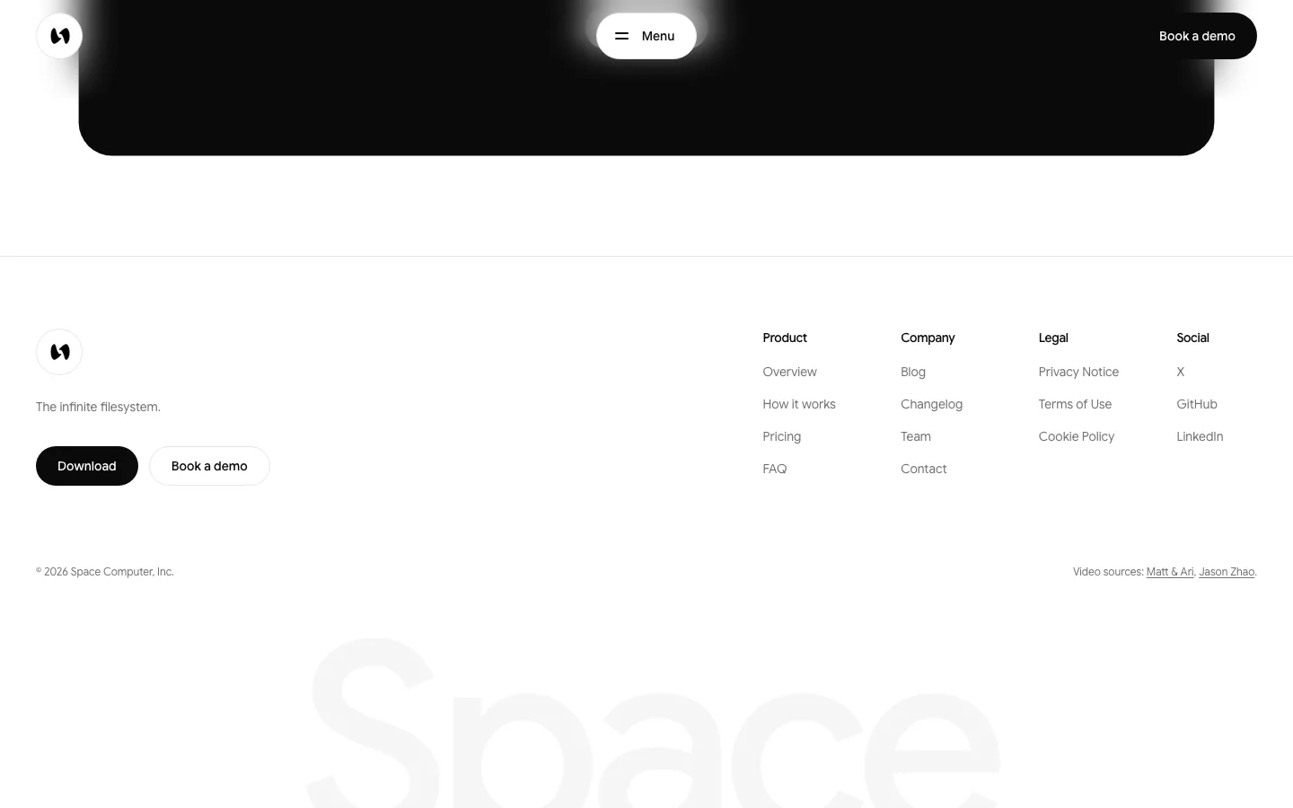 spacefs.com — Footer