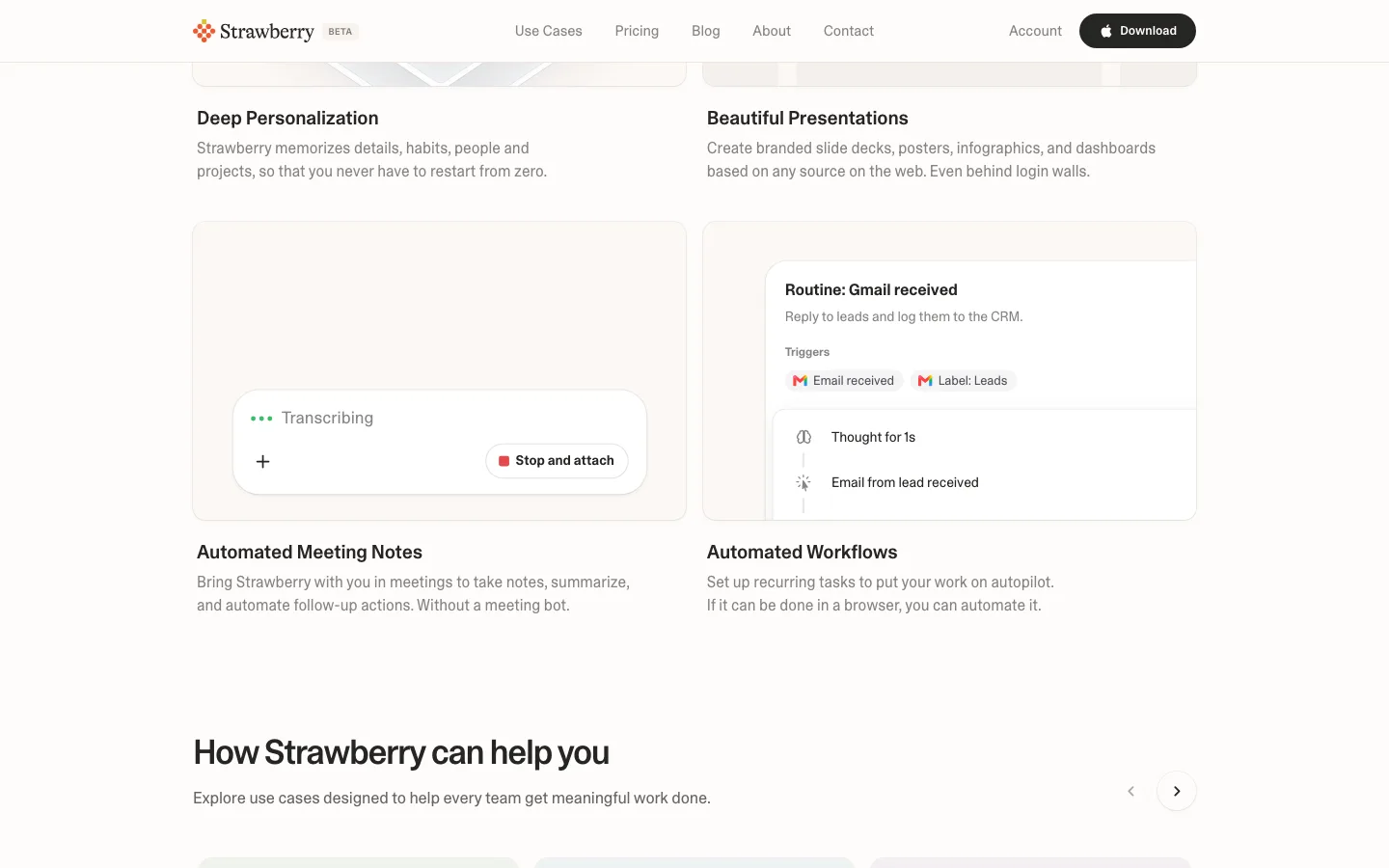 strawberrybrowser.com — Section 1