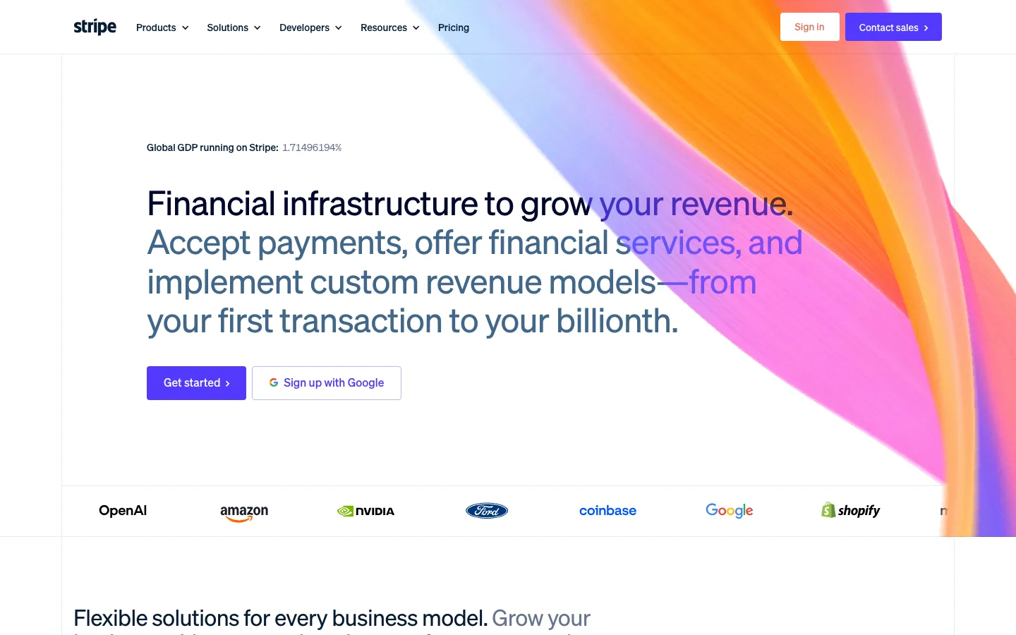 stripe.com — Hero