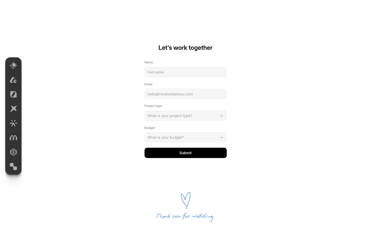 stuart.re — Footer