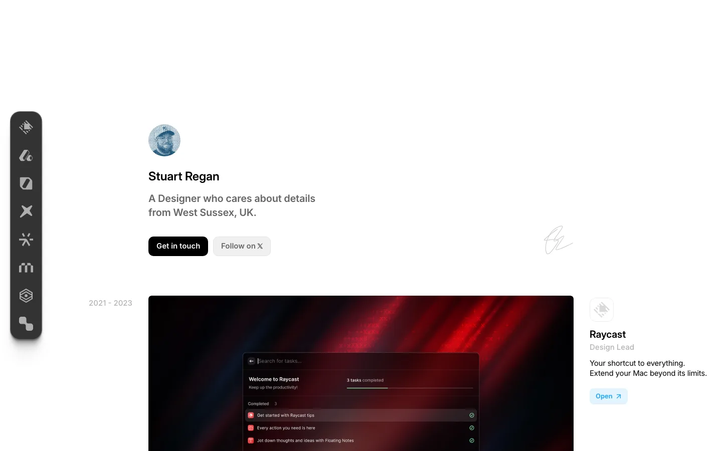 stuart.re — Hero
