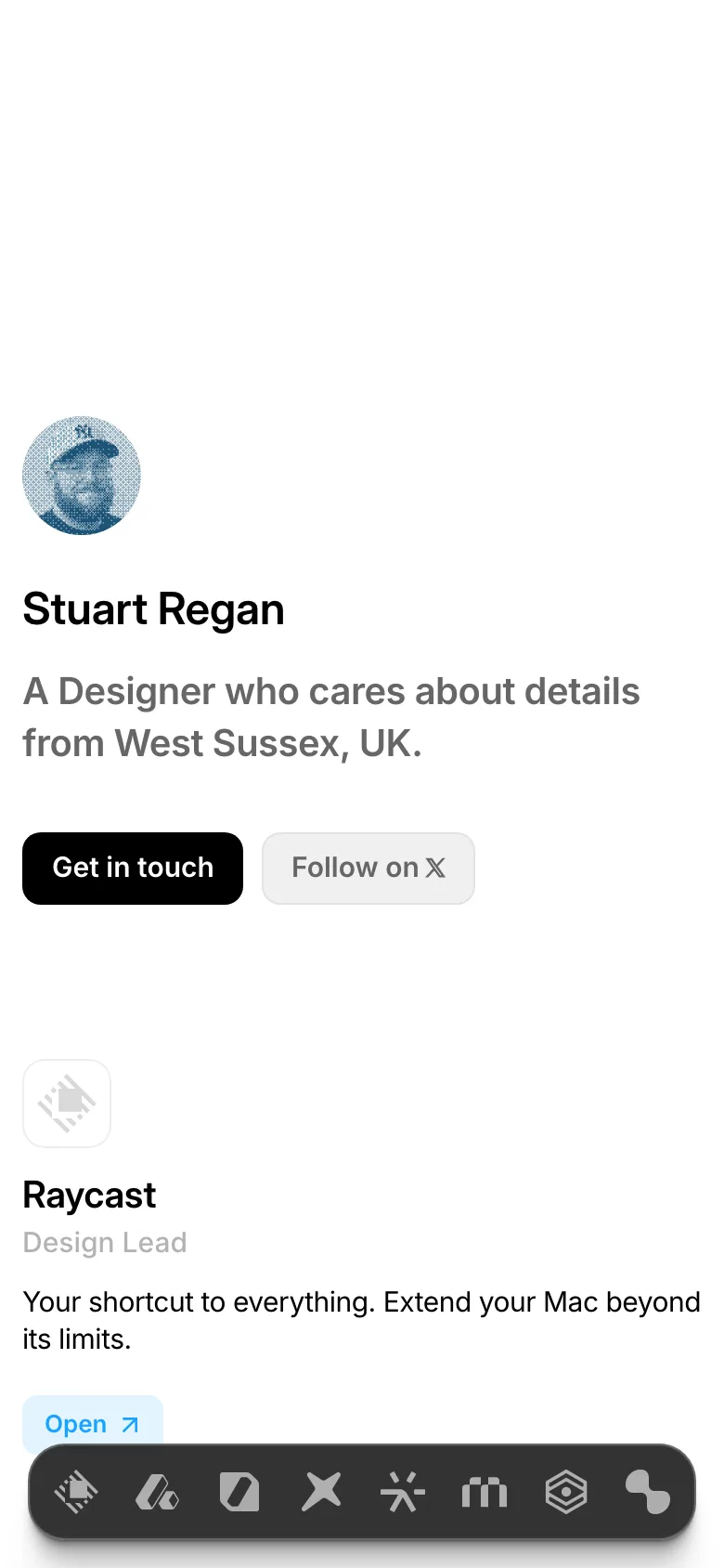 stuart.re — Mobile
