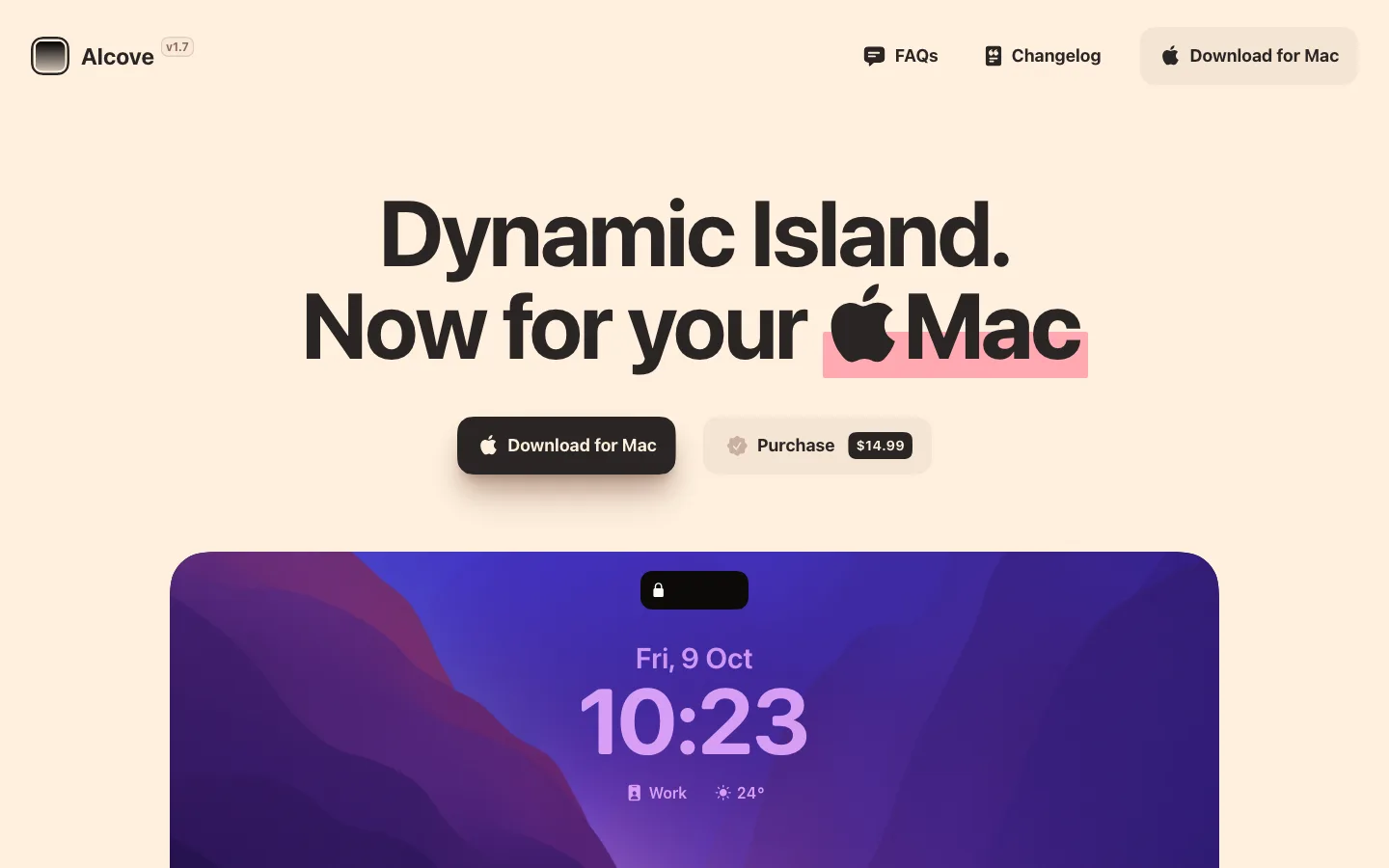 tryalcove.com — Hero