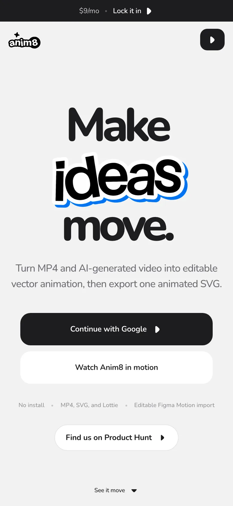tryanim8.com — Mobile