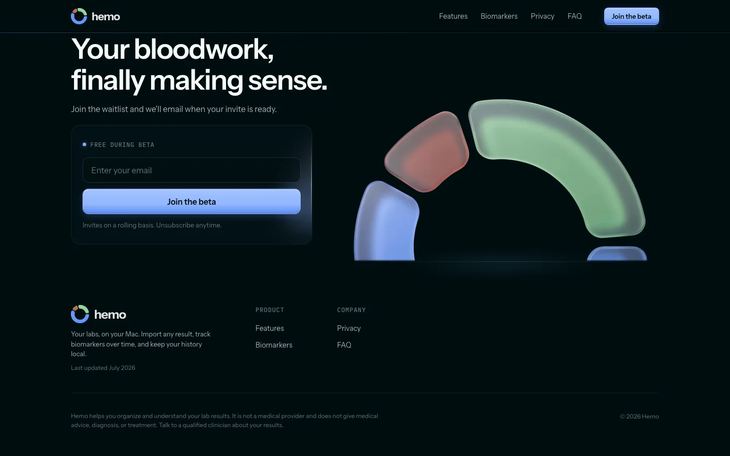 tryhemo.com — Footer