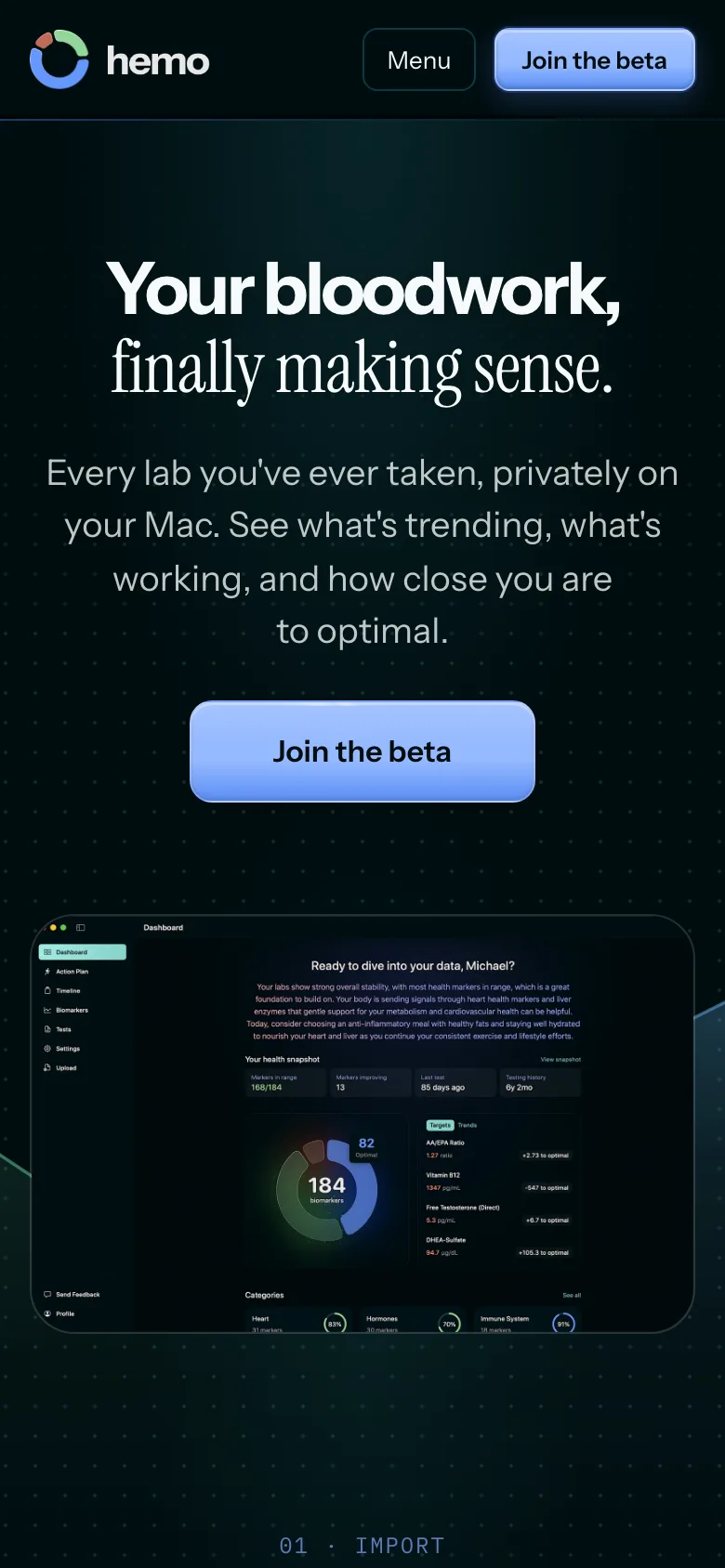 tryhemo.com — Mobile