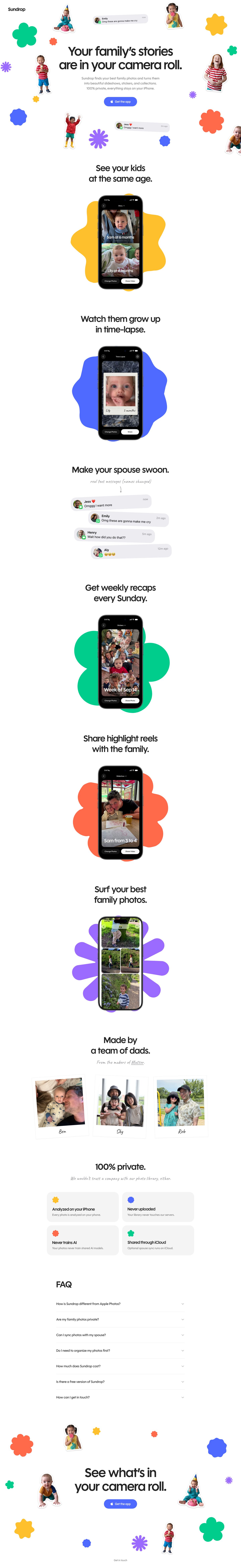 trysundrop.app — Full page