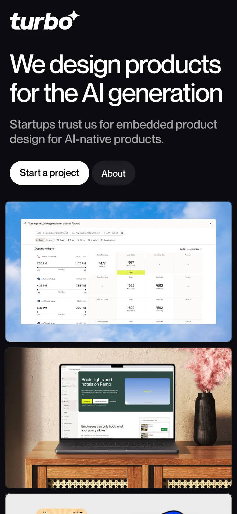 turbodesign.co — Mobile