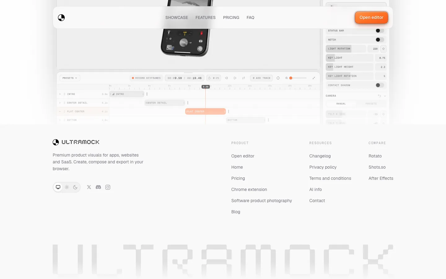 ultramock.io — Footer