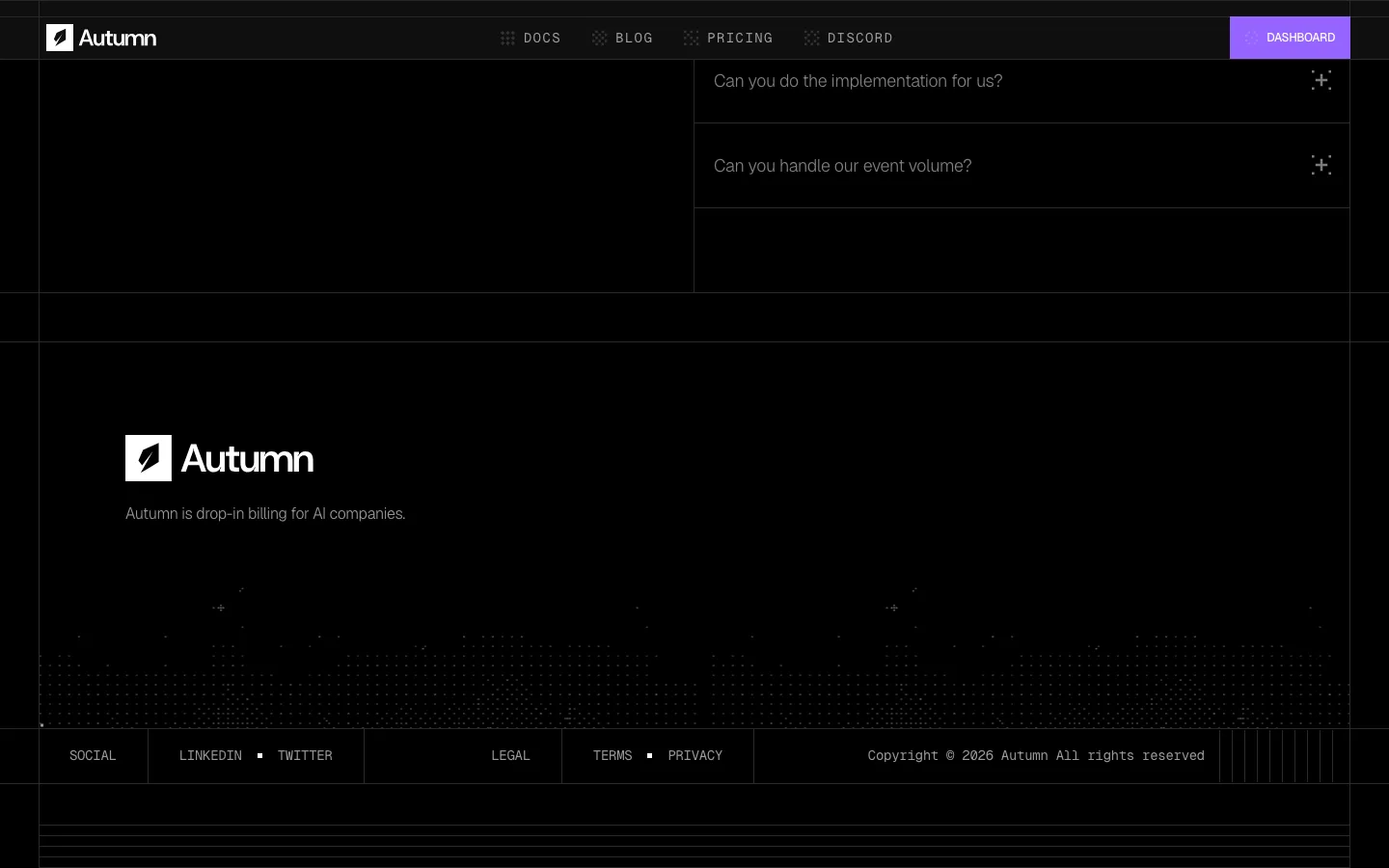 useautumn.com — Footer