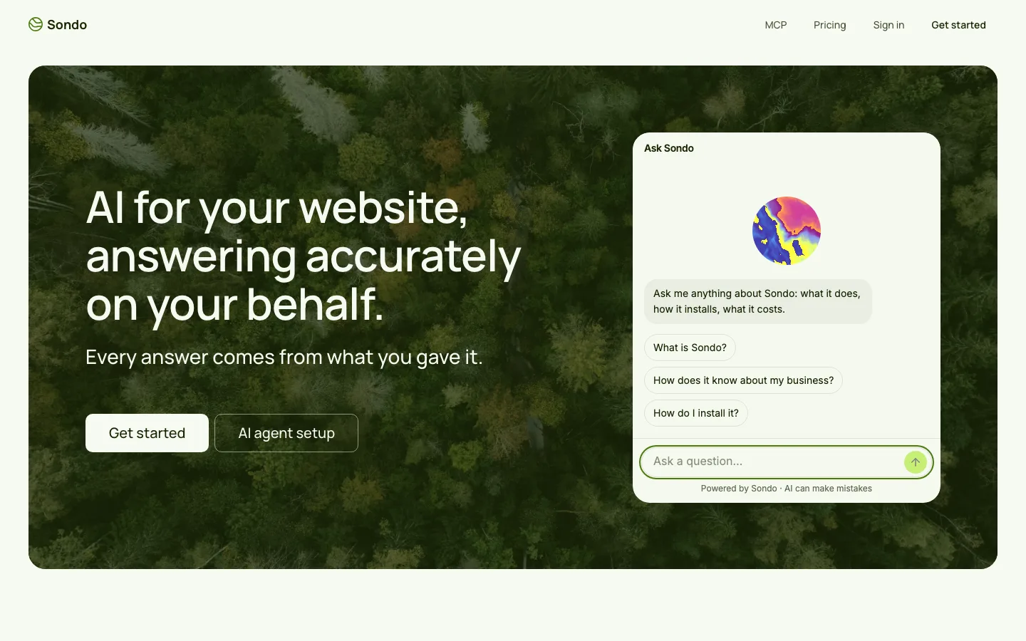 usesondo.com — Hero