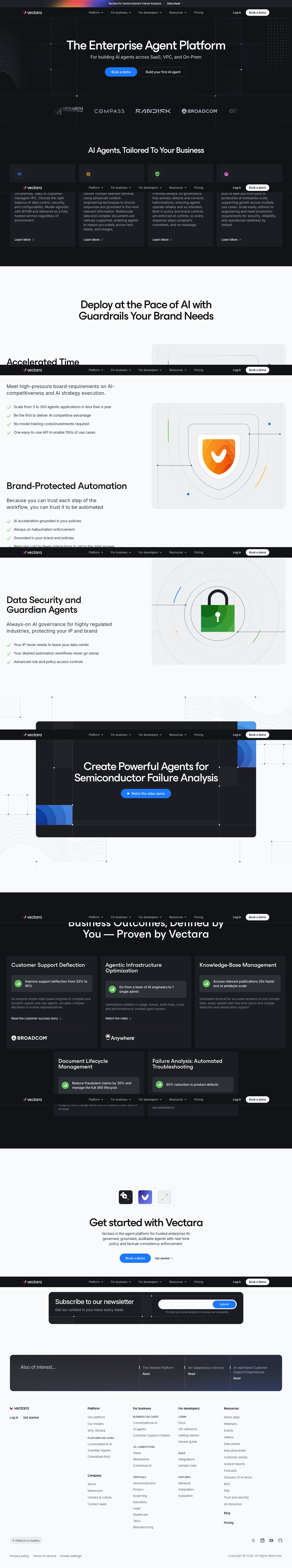 vectara.com — Full page